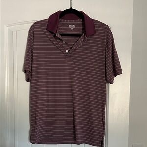 Brooks Brothers Men's Purple Striped Polo